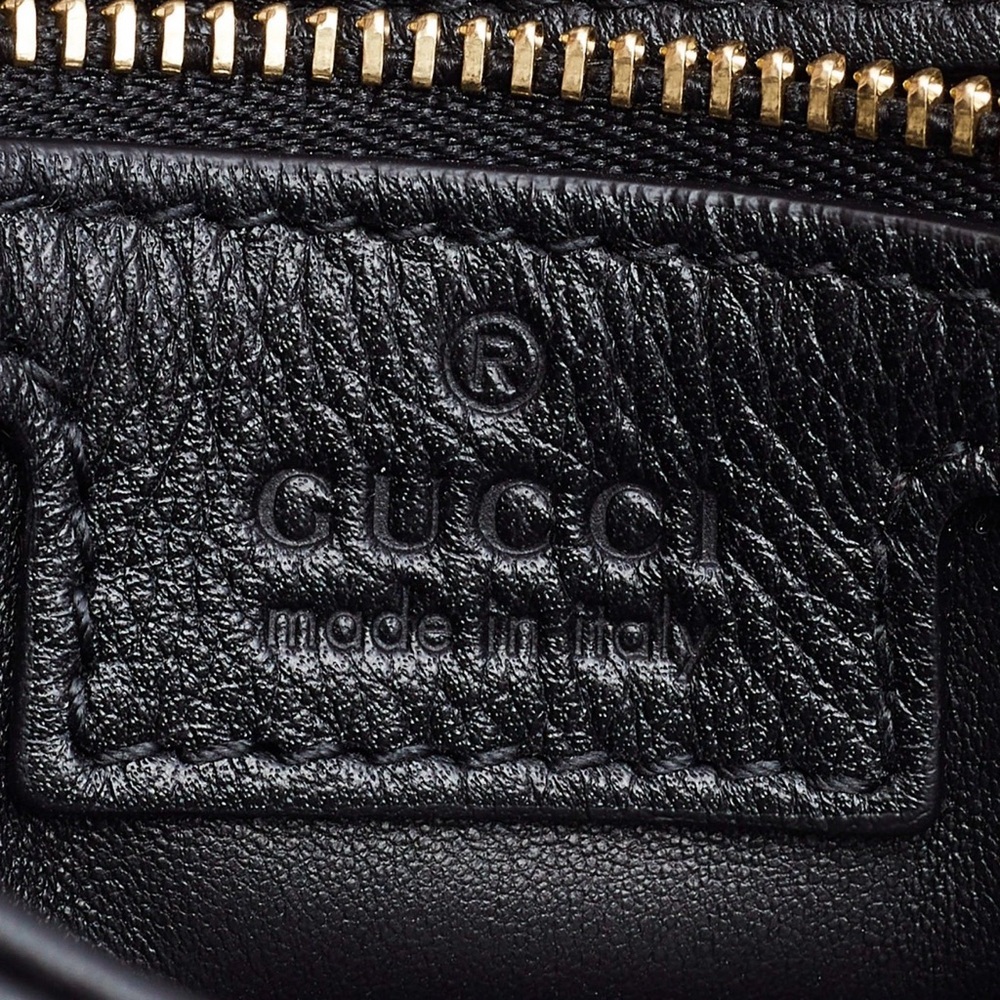 Gucci Blondie Black Leather Top Handle Bags - Picture 16 of 16
